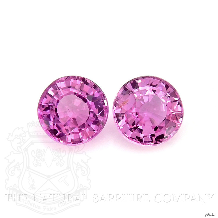 0.98 Ct.Tw. Pink Sapphire Pair from Ceylon (Sri Lanka)