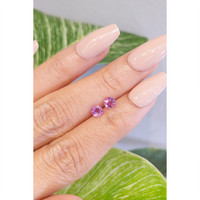 0.98&nbsp;Ct.Tw.Total Carat Weight Pink Sapphire Pair from Ceylon (Sri Lanka) Life Style