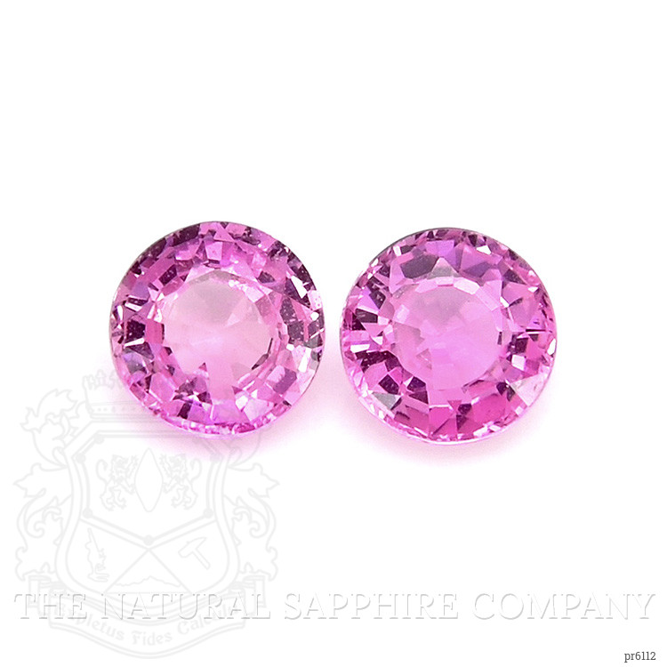1.12 Ct.Tw. Pink Sapphire Pair from Ceylon (Sri Lanka)