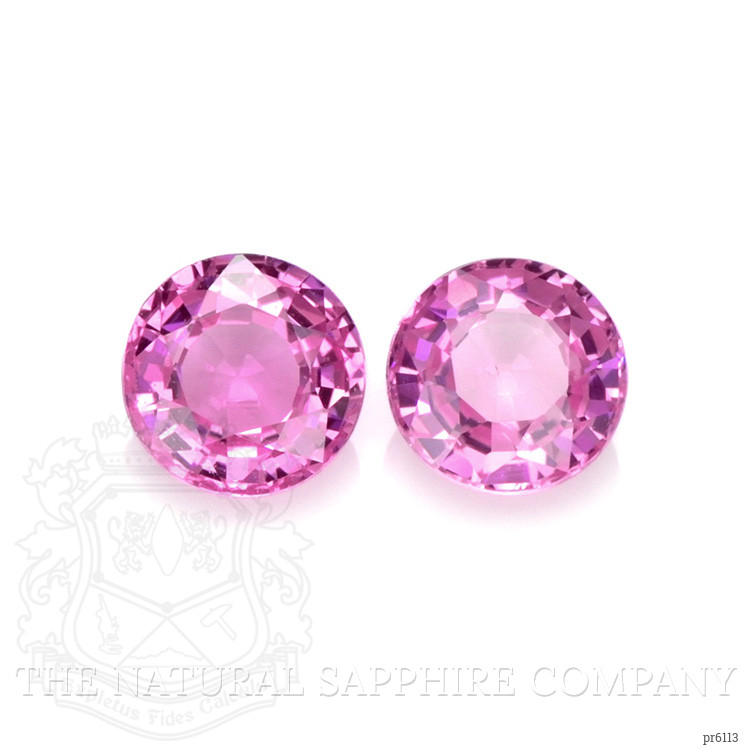 1.27 Ct.Tw. Pink Sapphire Pair from Ceylon (Sri Lanka)