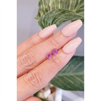 1.27&nbsp;Ct.Tw.Total Carat Weight Pink Sapphire Pair from Ceylon (Sri Lanka) Life Style