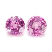 1.31&nbsp;Ct.Tw.Total Carat Weight Pink Sapphire Pair from Ceylon (Sri Lanka) Video