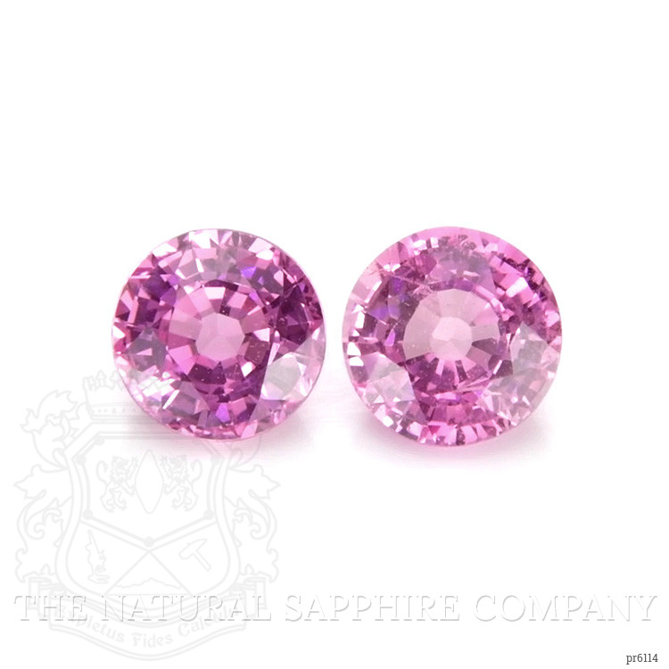 1.31 Ct.Tw. Pink Sapphire Pair from Ceylon (Sri Lanka)