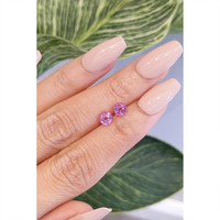 1.31&nbsp;Ct.Tw.Total Carat Weight Pink Sapphire Pair from Ceylon (Sri Lanka) Life Style