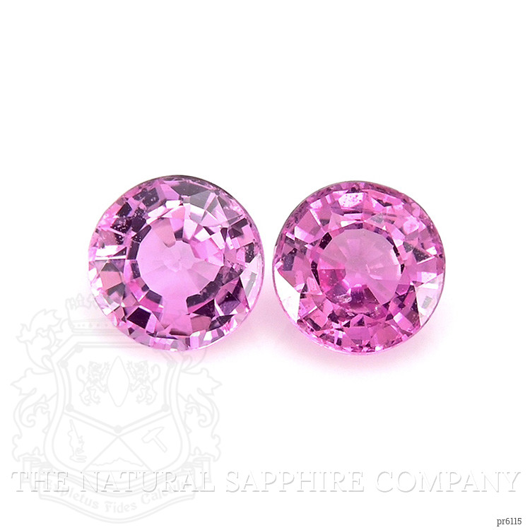 1.36 Ct.Tw. Pink Sapphire Pair from Ceylon (Sri Lanka)
