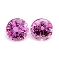 1.42&nbsp;Ct.Tw.Total Carat Weight Pink Sapphire Pair from Ceylon (Sri Lanka) Video
