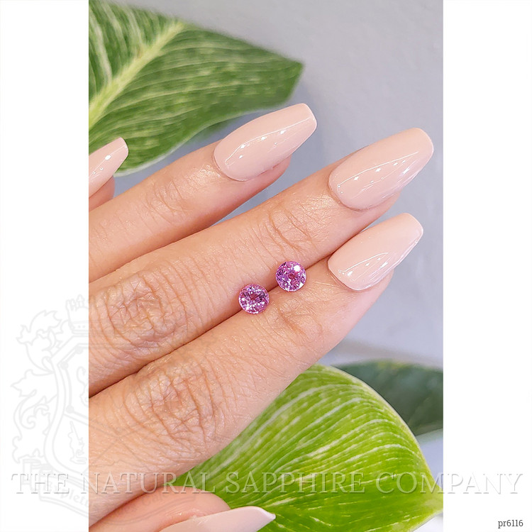 1.42 Ct.Tw. Pink Sapphire Pair from Ceylon (Sri Lanka)