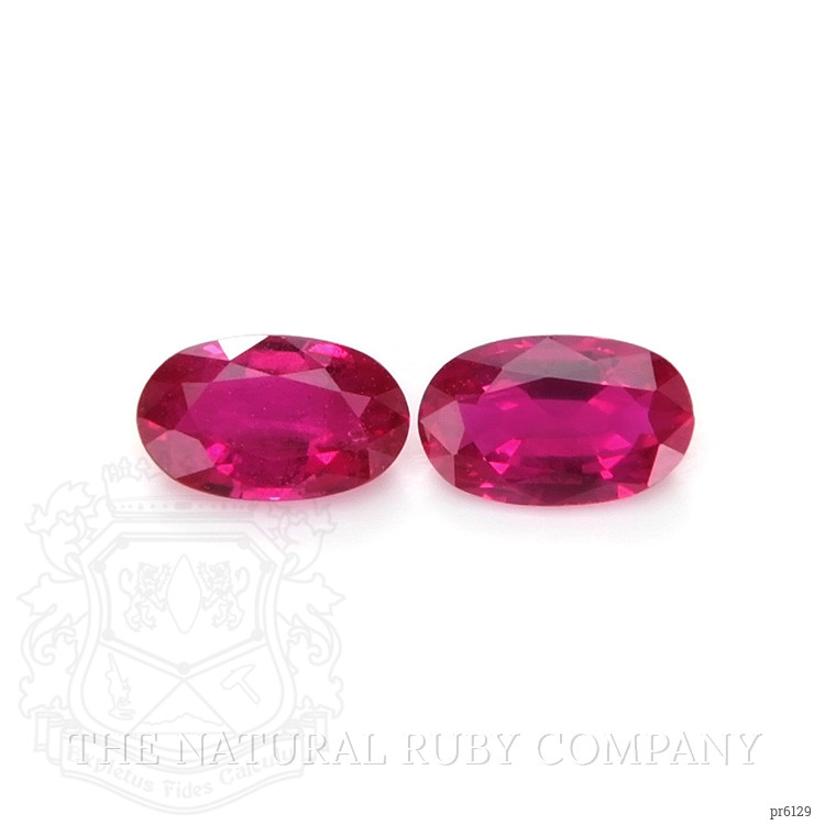 0.54 Ct.Tw. Ruby Pair from Mozambique