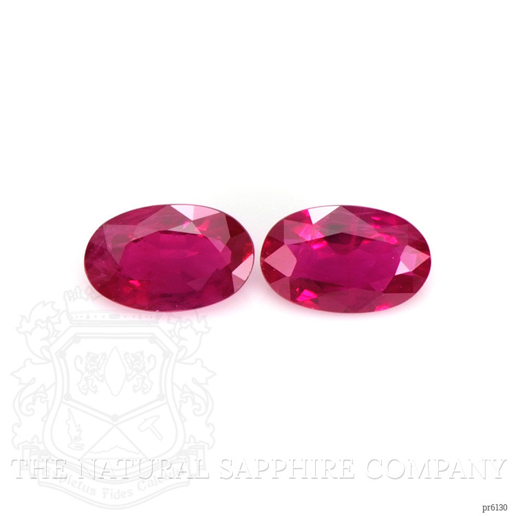0.55 Ct.Tw. Ruby Pair from Mozambique