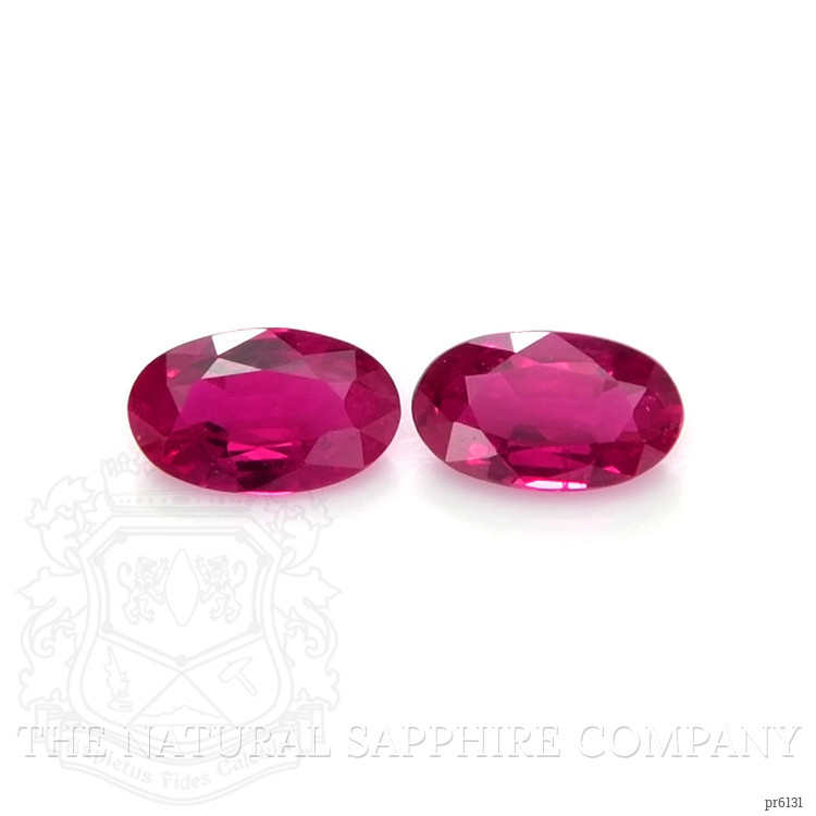 0.55 Ct.Tw. Ruby Pair from Mozambique