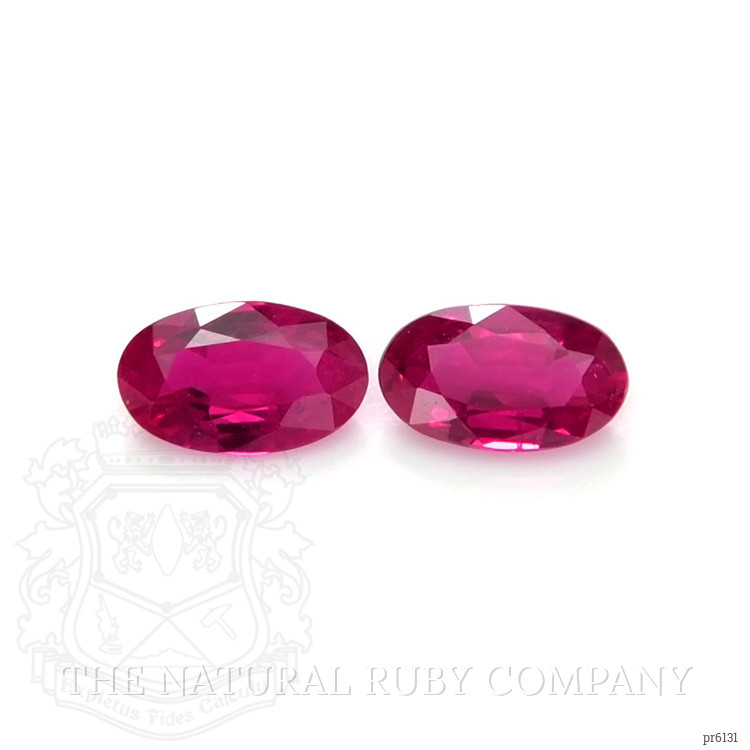 0.55 Ct.Tw. Ruby Pair from Mozambique