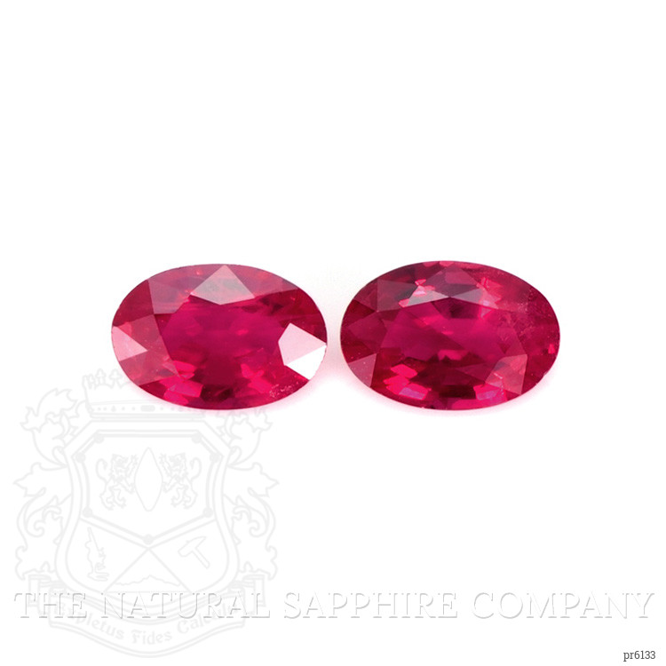 0.87 Ct.Tw. Ruby Pair from Mozambique