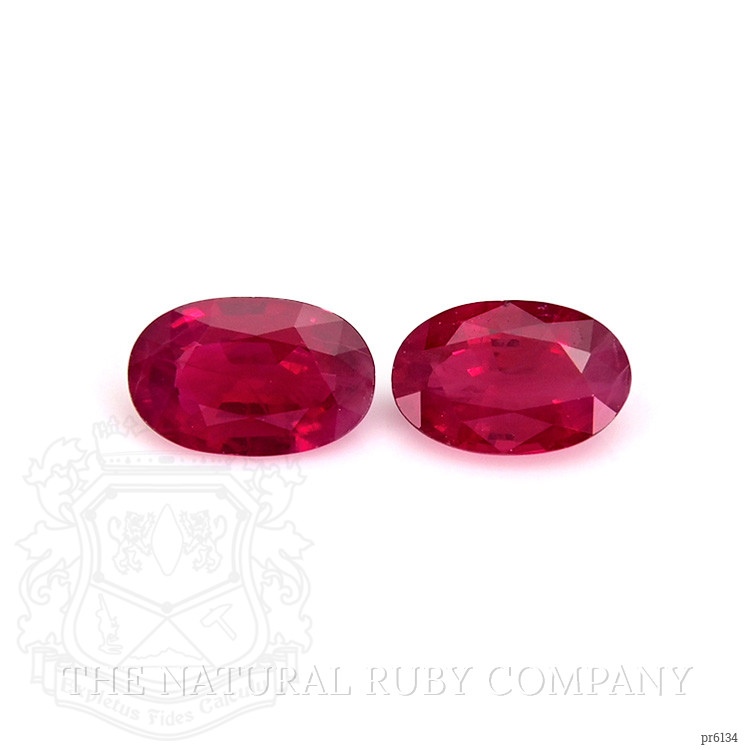 0.94 Ct.Tw. Ruby Pair from Mozambique