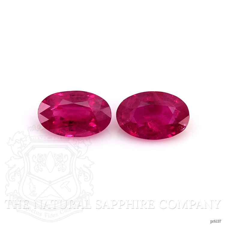 1.00 Ct.Tw. Ruby Pair from Mozambique