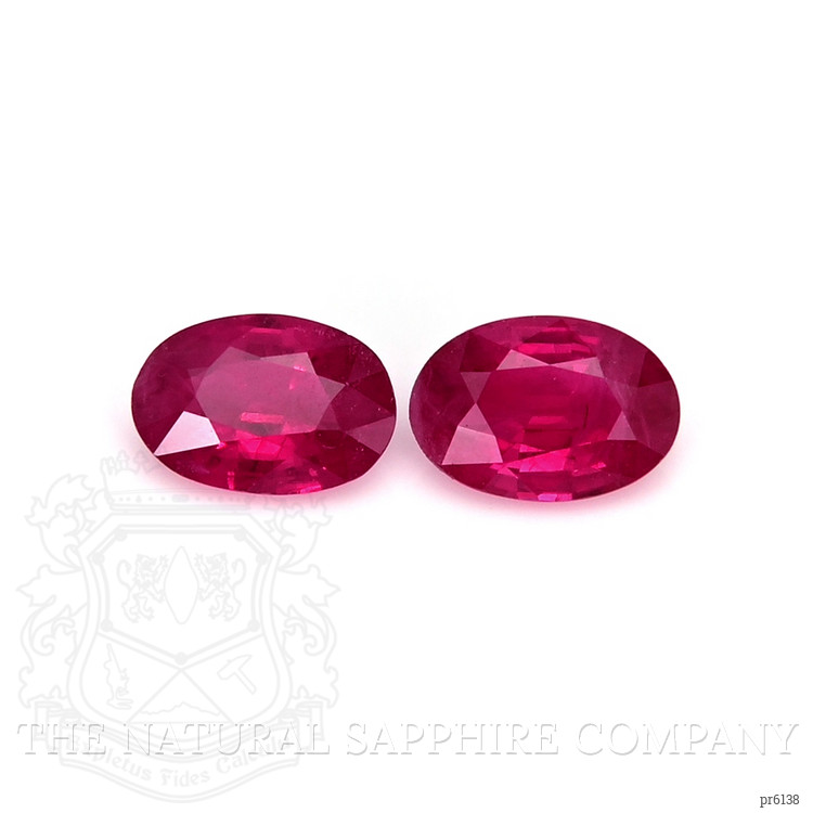1.01 Ct.Tw. Ruby Pair from Mozambique