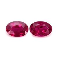 0.95 Ct.Tw.Total Carat Weight Ruby Pair from Mozambique Video