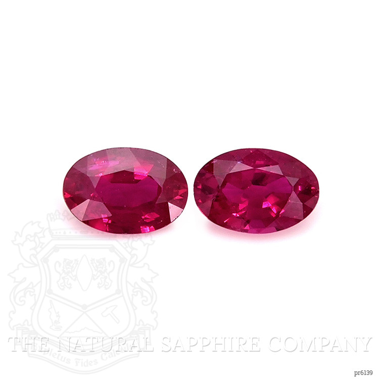 0.95 Ct.Tw. Ruby Pair from Mozambique
