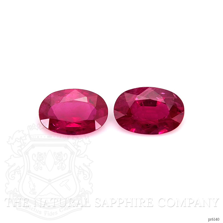 1.01 Ct.Tw. Ruby Pair from Mozambique