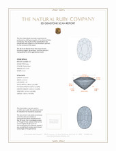 1.01 Ct.Tw.Total Carat Weight Ruby Pair from Mozambique 3 D Scan Report