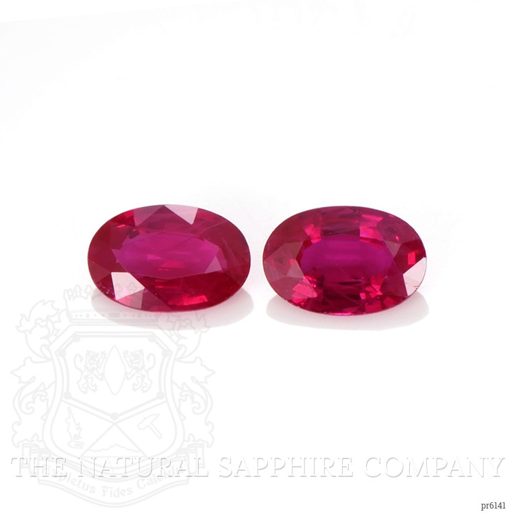 0.92 Ct.Tw. Ruby Pair from Mozambique