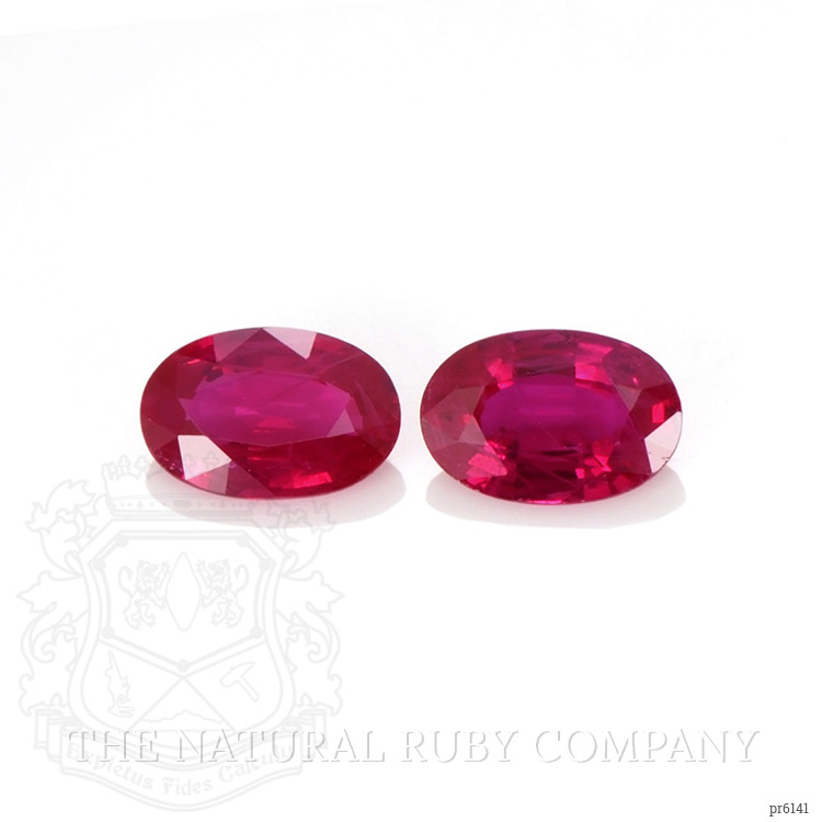 0.92 Ct.Tw. Ruby Pair from Mozambique
