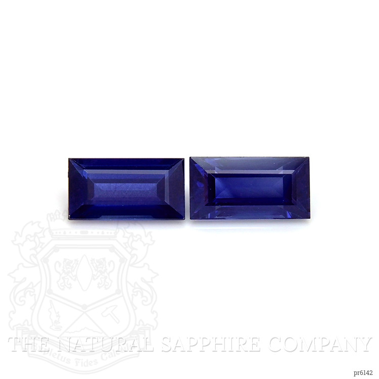 0.97 Ct.Tw. Blue Sapphire Pair from Ceylon (Sri Lanka)