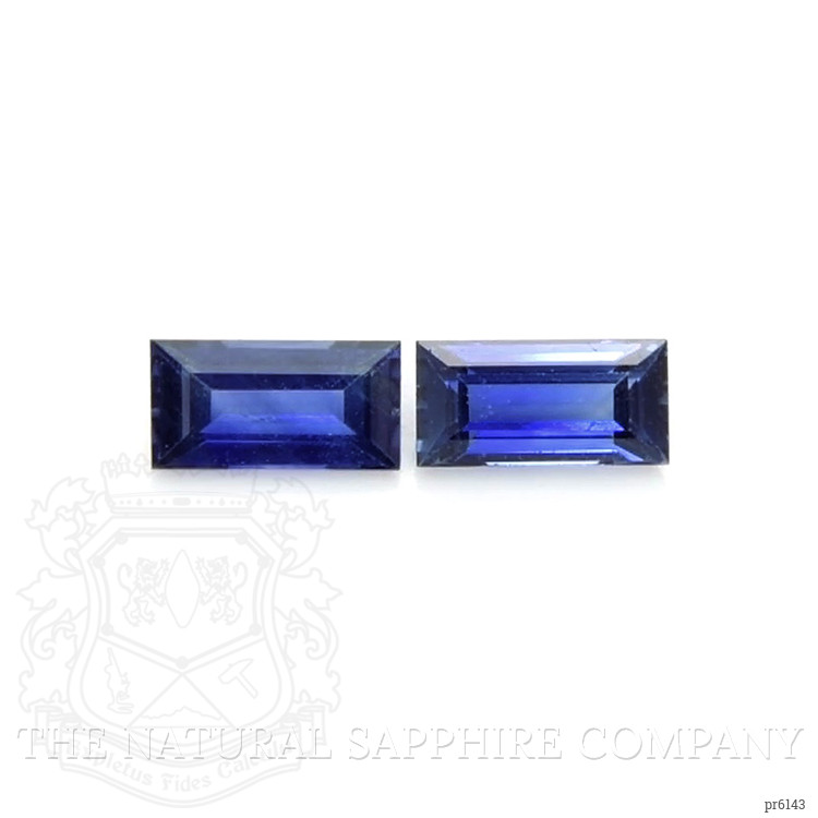 0.50 Ct.Tw. Blue Sapphire Pair from Ceylon (Sri Lanka)