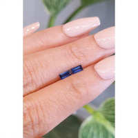 0.50&nbsp;Ct.Tw.Total Carat Weight Blue Sapphire Pair from Ceylon (Sri Lanka) Life Style