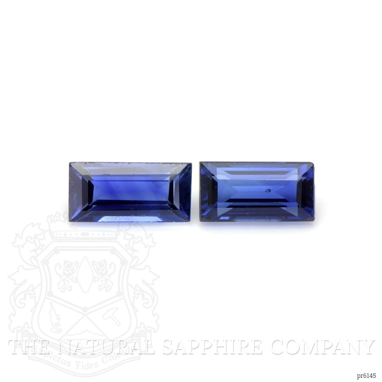 0.73 Ct.Tw. Blue Sapphire Pair from Ceylon (Sri Lanka)