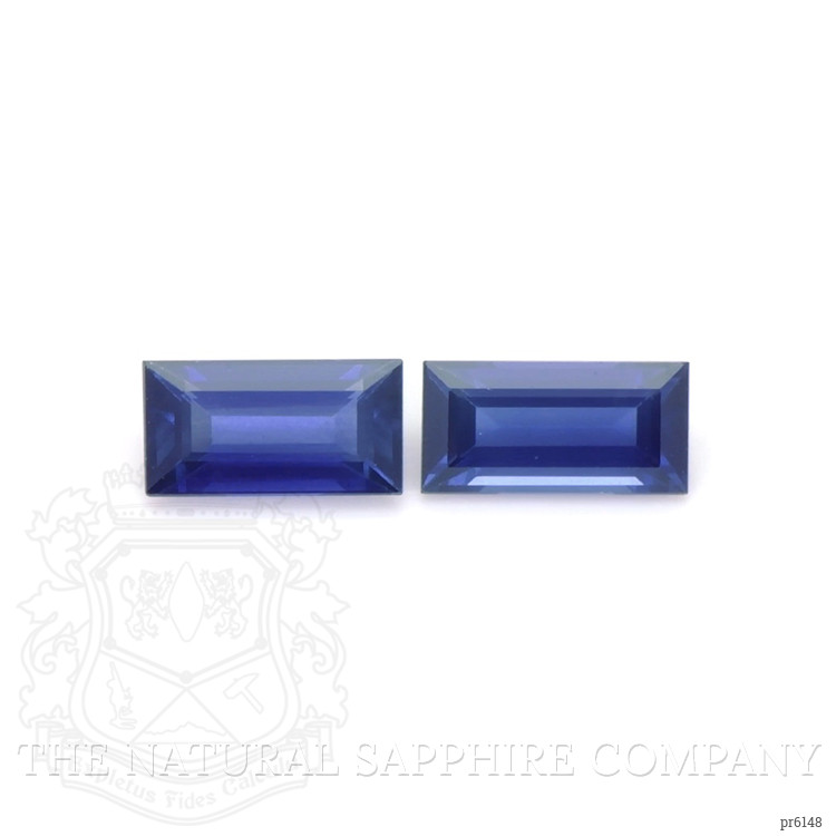 0.87 Ct.Tw. Blue Sapphire Pair from Ceylon (Sri Lanka)
