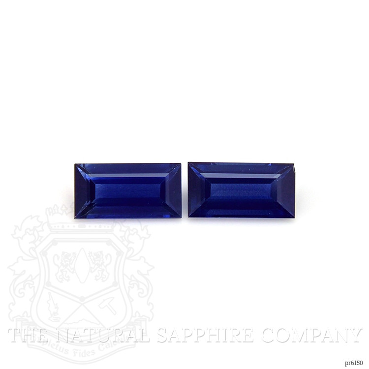 0.87 Ct.Tw. Blue Sapphire Pair from Ceylon (Sri Lanka)