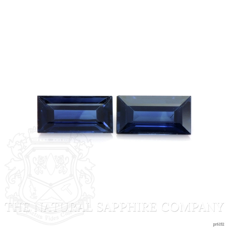 0.88 Ct.Tw. Blue Sapphire Pair from Ceylon (Sri Lanka)