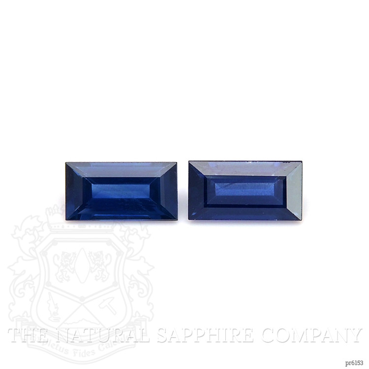 0.94 Ct.Tw. Blue Sapphire Pair from Ceylon (Sri Lanka)