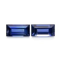 1.58&nbsp;Ct.Tw.Total Carat Weight Blue Sapphire Pair from Ceylon (Sri Lanka) Video