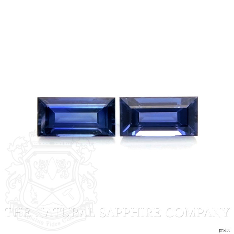 1.58 Ct.Tw. Blue Sapphire Pair from Ceylon (Sri Lanka)