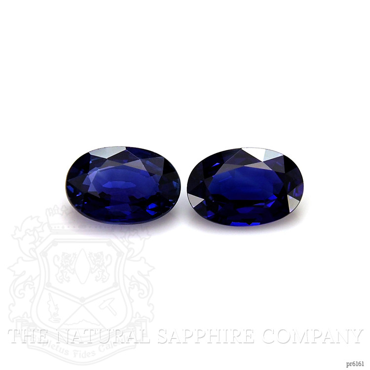 1.19 Ct.Tw. Blue Sapphire Pair from Ceylon (Sri Lanka)