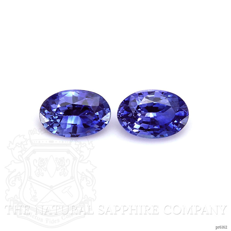 1.20 Ct.Tw. Blue Sapphire Pair from Ceylon (Sri Lanka)