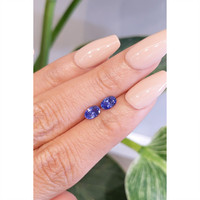 1.20&nbsp;Ct.Tw.Total Carat Weight Blue Sapphire Pair from Ceylon (Sri Lanka) Life Style