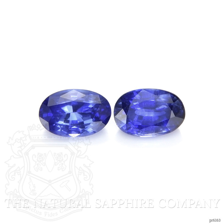 1.25 Ct.Tw. Blue Sapphire Pair from Ceylon (Sri Lanka)