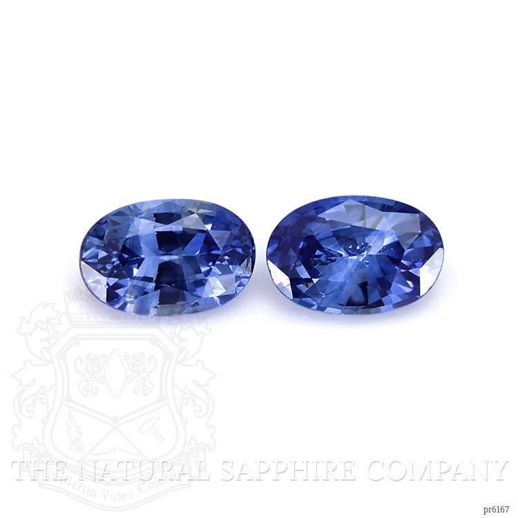 1.35 Ct.Tw. Blue Sapphire Pair from Ceylon (Sri Lanka)