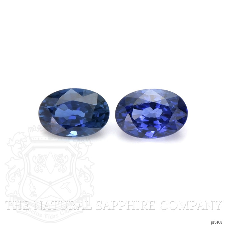 1.36 Ct.Tw. Blue Sapphire Pair from Ceylon (Sri Lanka)