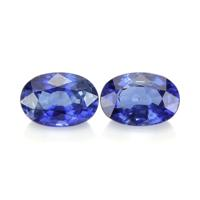 1.46&nbsp;Ct.Tw.Total Carat Weight Blue Sapphire Pair from Ceylon (Sri Lanka) Video