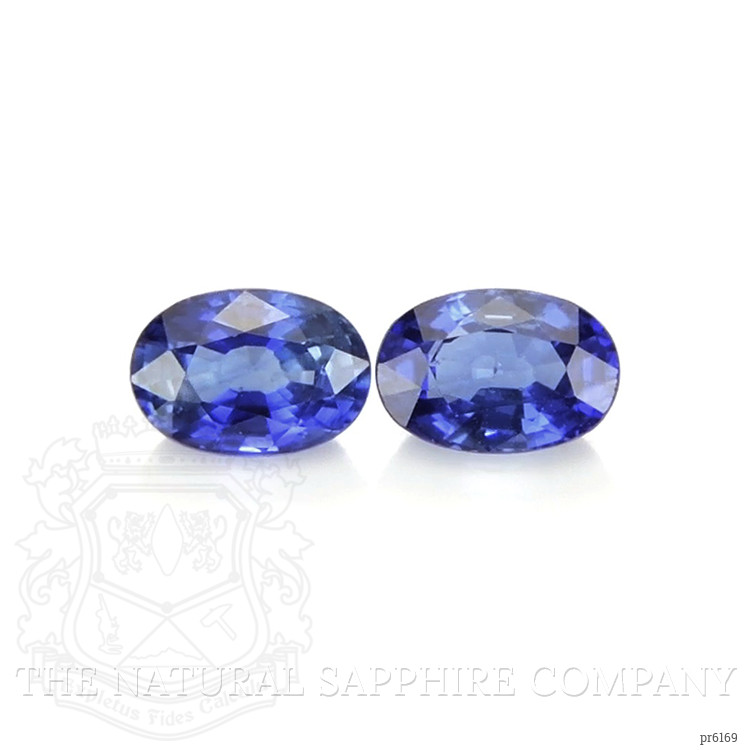 1.46 Ct.Tw. Blue Sapphire Pair from Ceylon (Sri Lanka)