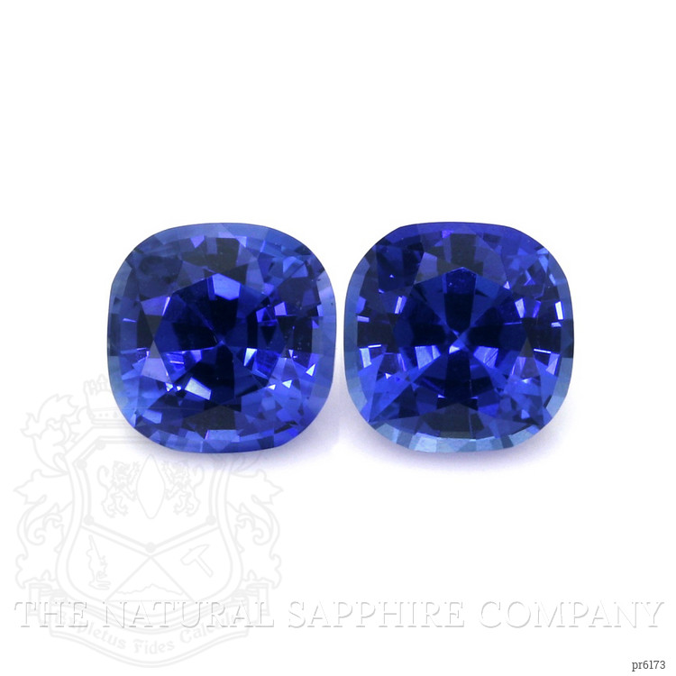 2.93 Ct.Tw. Blue Sapphire Pair from Ceylon (Sri Lanka)