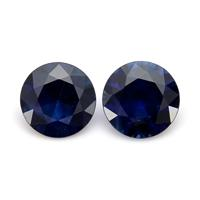 0.72&nbsp;Ct.Tw.Total Carat Weight Blue Sapphire Pair from Ceylon (Sri Lanka) Video