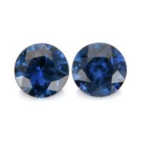 0.73&nbsp;Ct.Tw.Total Carat Weight Blue Sapphire Pair from Ceylon (Sri Lanka) Video