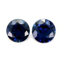 0.76&nbsp;Ct.Tw.Total Carat Weight Blue Sapphire Pair from Ceylon (Sri Lanka) Video