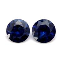 0.78&nbsp;Ct.Tw.Total Carat Weight Blue Sapphire Pair from Ceylon (Sri Lanka) Video