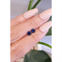 0.78&nbsp;Ct.Tw.Total Carat Weight Blue Sapphire Pair from Ceylon (Sri Lanka) Life Style