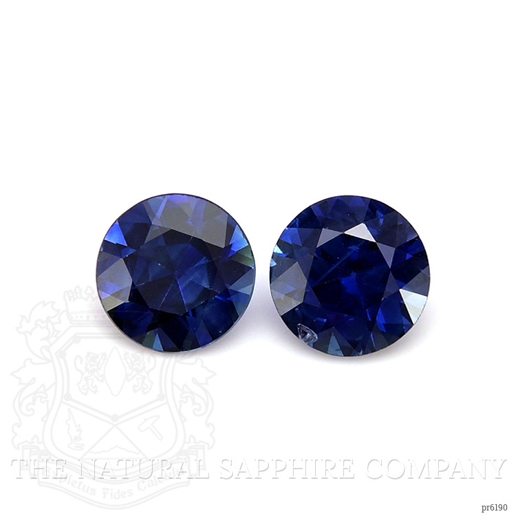 0.79 Ct.Tw. Blue Sapphire Pair from Ceylon (Sri Lanka)